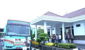 Roadsow Bus KPK Jelajah Negeri Bangun Antikorupsi Tiba di Prabumulih
