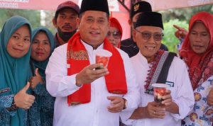 Bupati Banyuasin Bersama Wabup Safari Ramadhan ke-4 di Desa Wonodadi