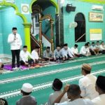 Warga Desa Tambangan Kelekar Sambut Hangat Tim Safari Ramadhan Pemkab Muara Enim