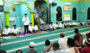Warga Desa Tambangan Kelekar Sambut Hangat Tim Safari Ramadhan Pemkab Muara Enim