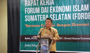HD Harapkan Fordeiss Jadi Agen Kebangkitan Ekonomi Syariah Sumsel