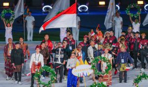 Deru Bangga Baju Adat Sumsel Dipromosikan pada Opening Ceremony SEA Games 2023