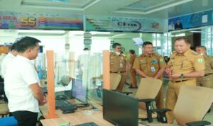 Pj Sekda MUBA Lakukan Sidak di Hari Pertama Kerja Awal Tahun 2023