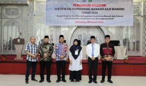 Resmi Dibuka Warek 1 UIN Raden Fatah, 55 Peserta Ikuti Sertifikasi Pembimbing Manasik Haji Mandiri