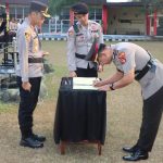 Kapolres Muara Enim Pimpin Gelar Sertijab Kapolsek Semendo