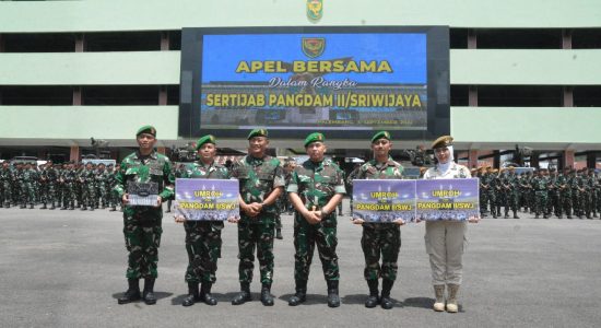 sertijab-pangdam-II-sriwijaya Sertijab Pangdam II/SWJ, Kodam Sriwijaya Gelar Apel Bersama