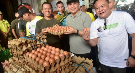 Jelang Nataru, Pj Gubernur Sumsel bersama Pangdam II/ SWJ dan Pj Wali Kota Lubuklinggau Sidak Pasar