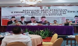 Sosialisasi Arah Kebijakan pembangunan Tahun 2024 Kabupaten Muba