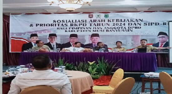 Sosialisasi Arah Kebijakan pembangunan Tahun 2024 Kabupaten Muba