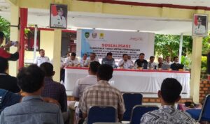 Disperkimtan Gelar Sosialisasi Pengadaan Tanah Masyarakat Terdampak Pembangunan Sutet
