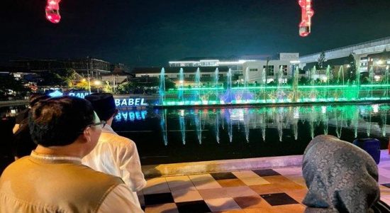 Wajah Cantik Taman Polda Palembang, Setelah Berias dan Bersolek