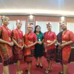 Tarian Tor Tor Sambut Kedatangan Wabup Banyuasin dan Rombongan