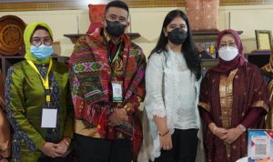 Produk Kain Tenun Limar Sumsel Jadi Magnet di Ajang Indo Smart City Forum and Expo 2021