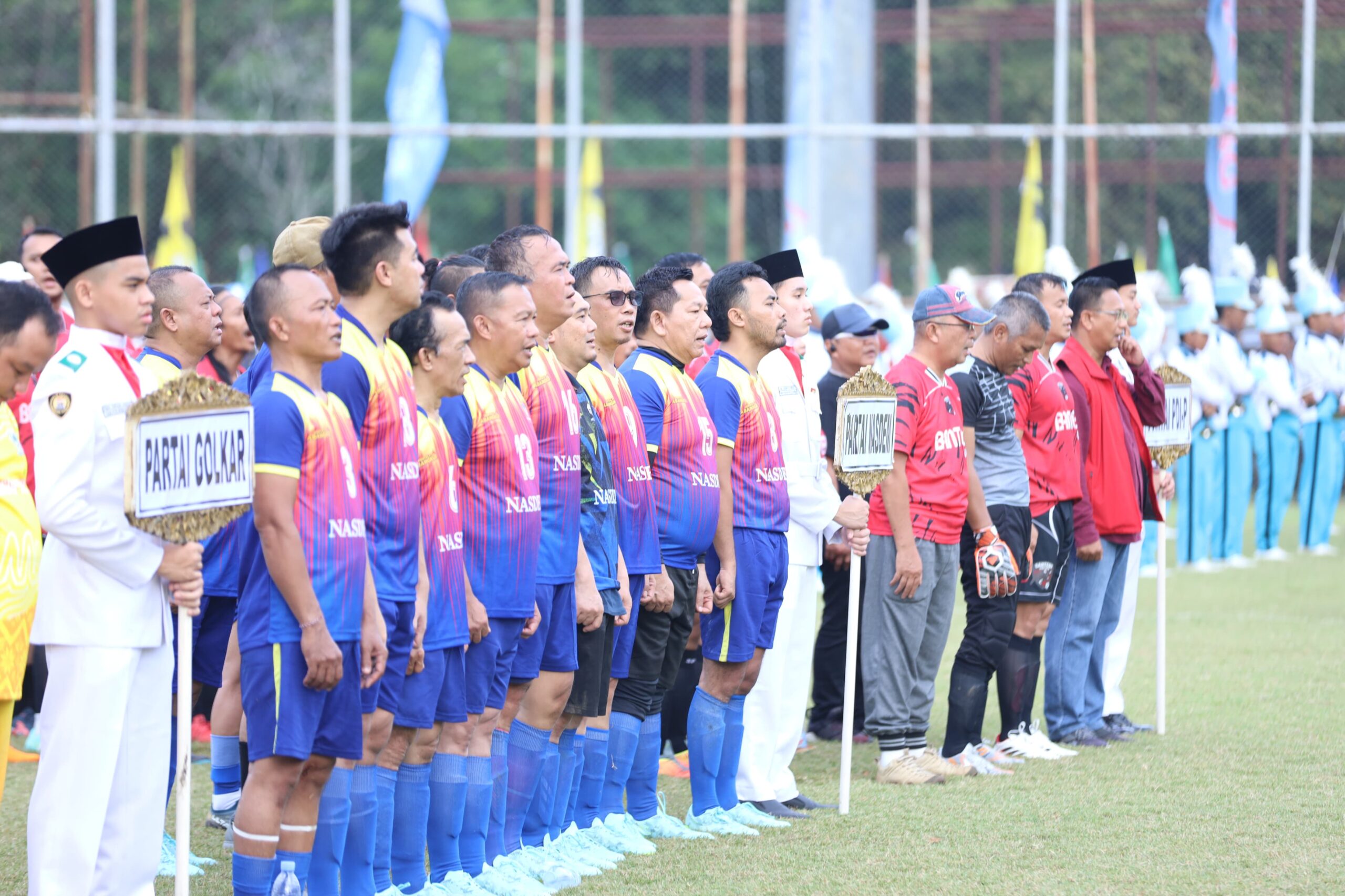 Sumsel Pelopori Turnamen Sepak Bola Antar Parpol, Jadi Model Nasional