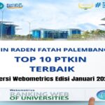UIN Raden Fatah Masuk 10 Besar PTKIN Terbaik Versi Webometrics Januari 2025