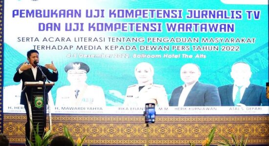 Herman Deru Serukan Ajakan Tangkal Hoax di Hadapan Peserta UKJ TV dan UKW