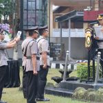 Kapolres Muara Enim Pimpin Sertijab Kabag SDM Kasat Reskrim