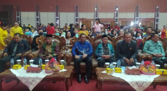 Wabup Banyuasin Hadiri Perayaan Natal OIKUMENE Kristen Dan Katolik Kab Banyuasin 2022