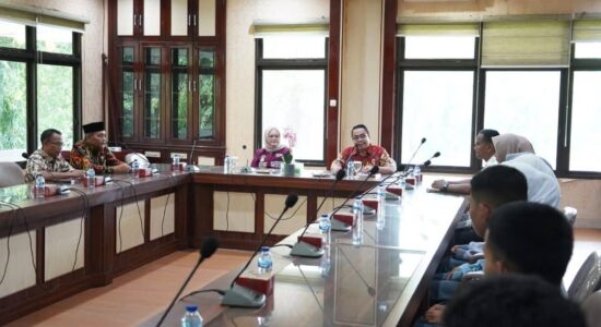 Wabup Banyuasin Netta Indian Terima Audiensi 6 Calon Paskibraka Tingkat Provinsi Sumsel