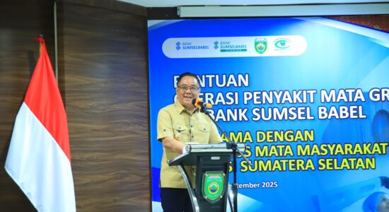 Wagub Cik Ujang Ajak Perusahaan Perkuat CSR Kesehatan, Bank Sumsel Babel Jadi Contoh Nyata