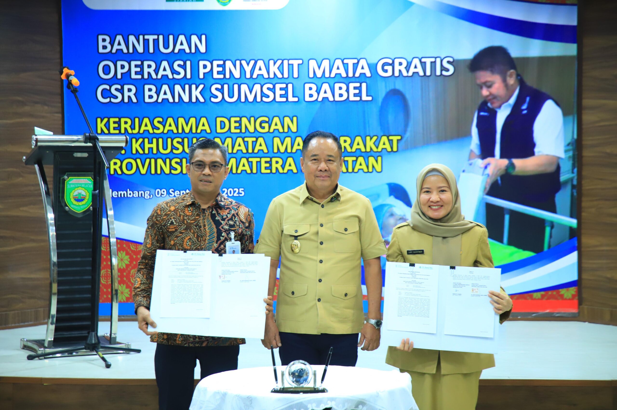 Wagub Cik Ujang Ajak Perusahaan Perkuat CSR Kesehatan, Bank Sumsel Babel Jadi Contoh Nyata