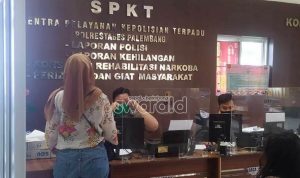 Wanita Muda Melapor ke SPKT Polrestabes Atas Penipuan Yang Dialaminya