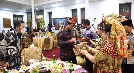 welcome-dinner-menyambut-gubernur-lehamnas Herman Deru Kenalkan Program GSMP Kepada Gubernur Lemhanas RI