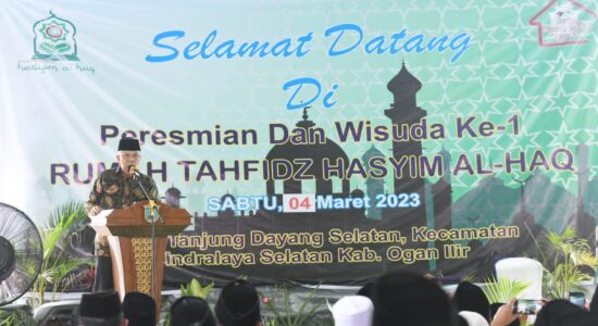 Mawardi : Pemprov Sumsel Komit Cetak Generasi Lewat Pendidikan Berbasis Agama